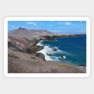 Lanzarote Landscape Sticker